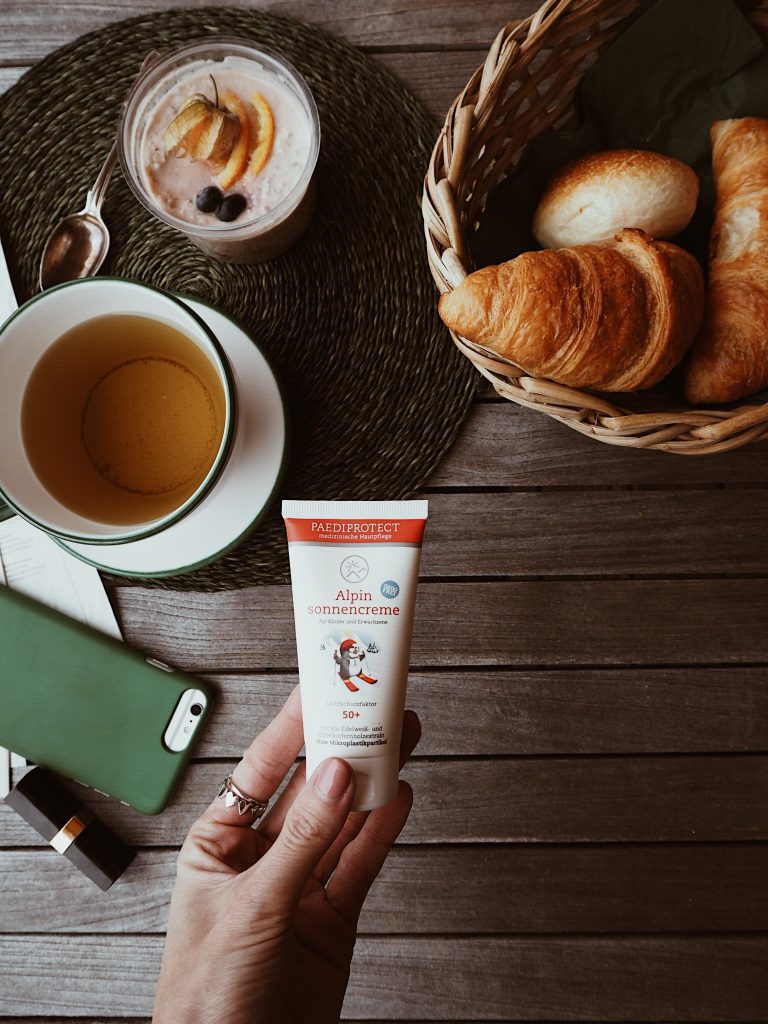 Paediprotect Gstaad Schweiz Fifteenminfame skincare Alpenschutz Sonnencreme LSF 50